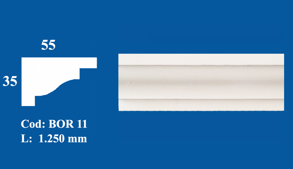 Bordura Decorativa Ipsos BOR 11