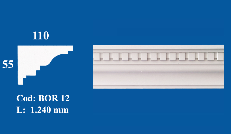 Bordura Decorativa Ipsos BOR 12