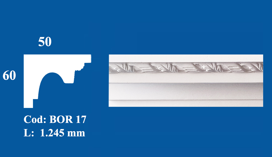 Bordura Decorativa Ipsos BOR 17