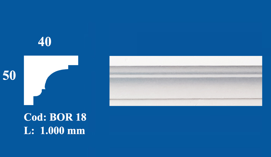 Bordura Decorativa Ipsos BOR 18