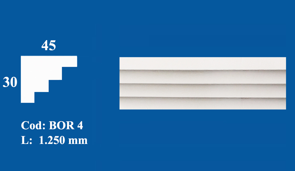Bordura Decorativa Ipsos BOR 4