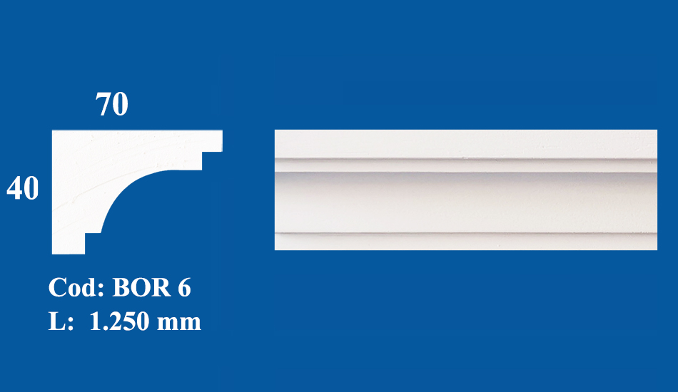Bordura Decorativa Ipsos BOR 6