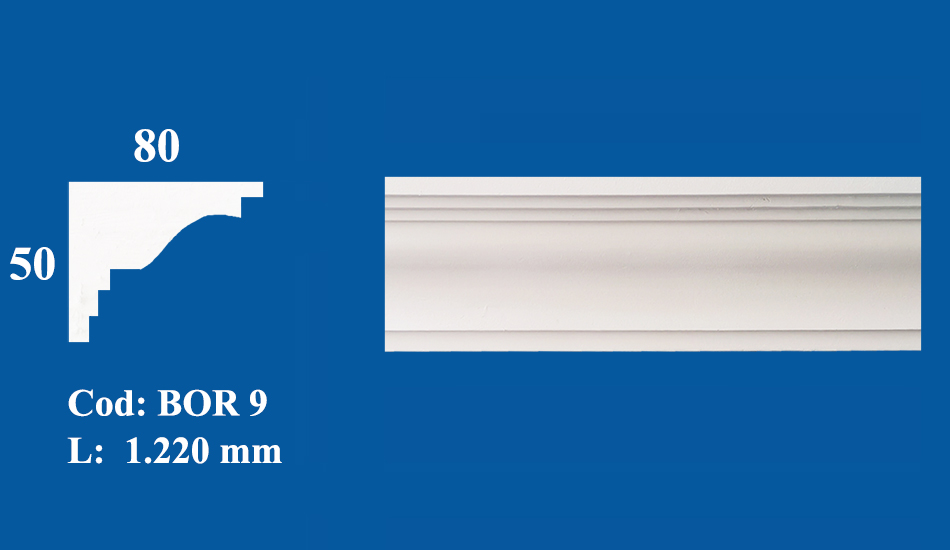 Bordura Decorativa Ipsos BOR 9