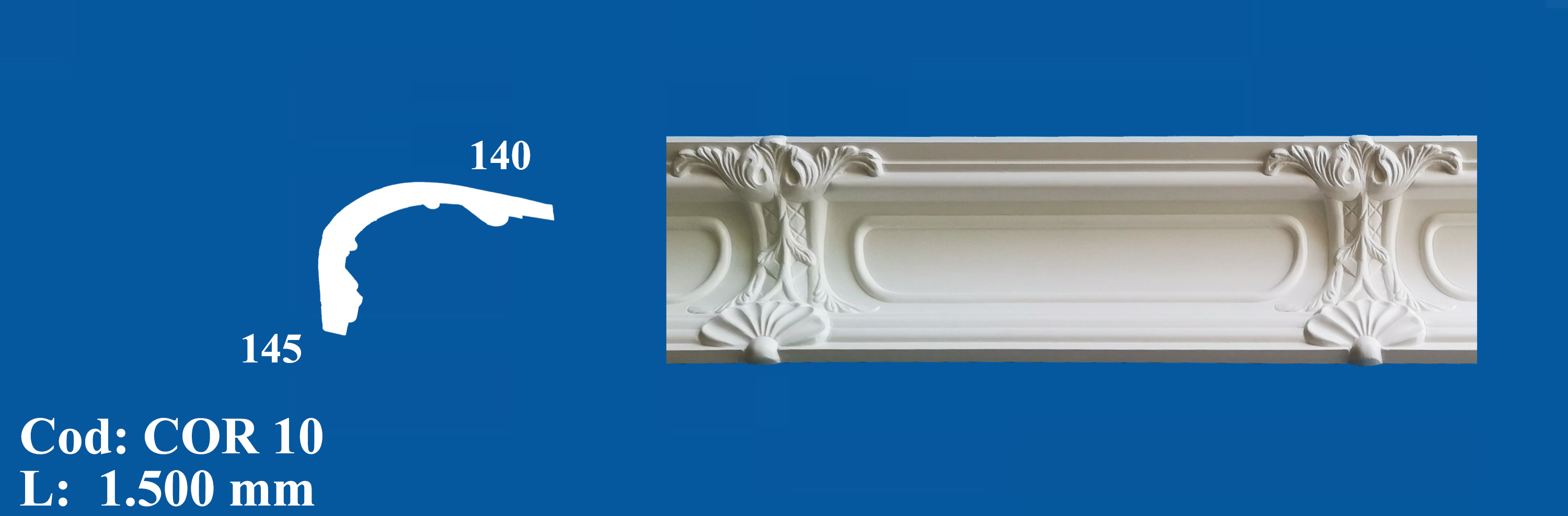 Cornisa Decorativa Ipsos COR 10