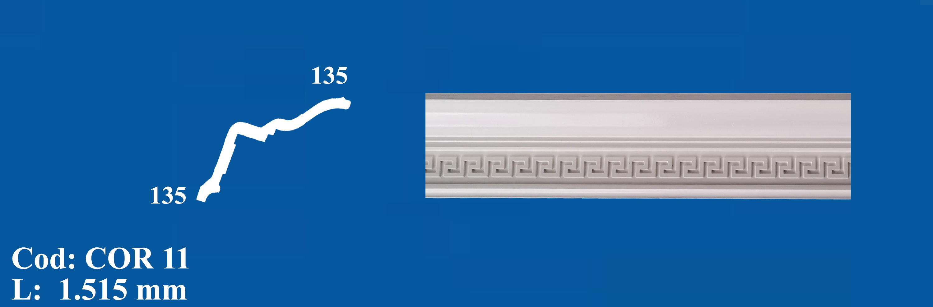 Cornisa Decorativa Ipsos COR 11