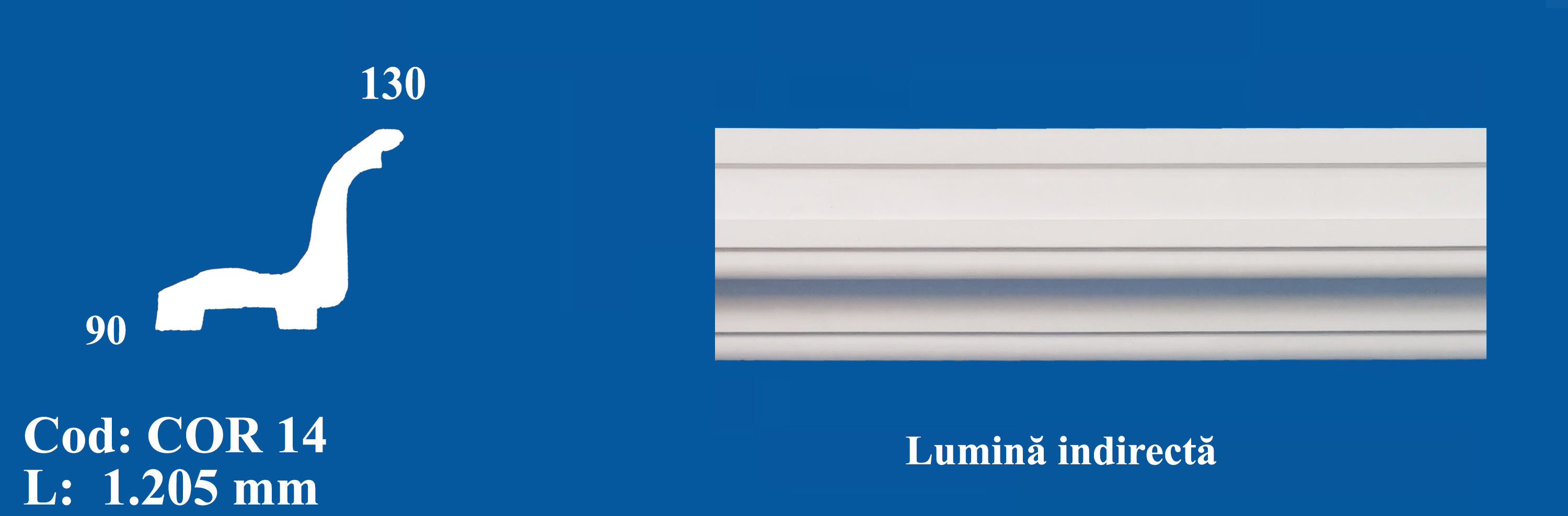 Cornisa Decorativa Ipsos COR 14