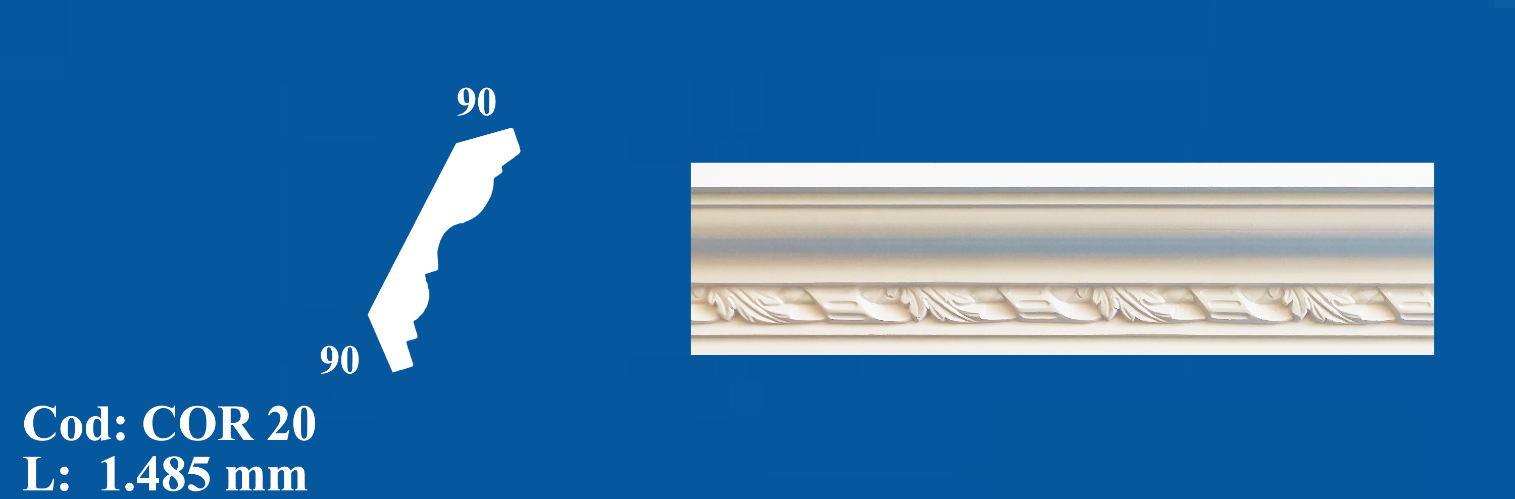 Cornisa Decorativa Ipsos COR 20