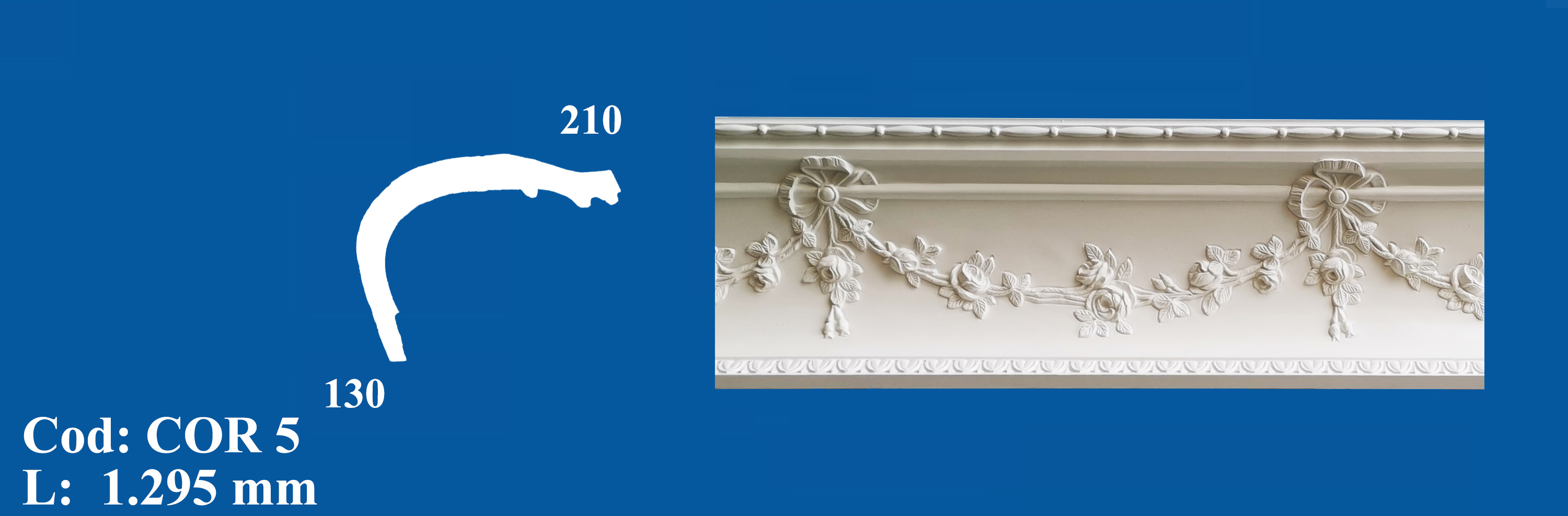 Cornisa Decorativa Ipsos COR 5